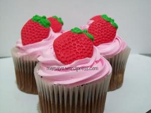 cupcake stawberry