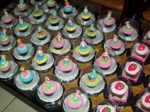 cupcake setelah dipacking