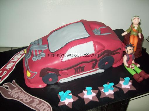 kue ultah hotwheels
