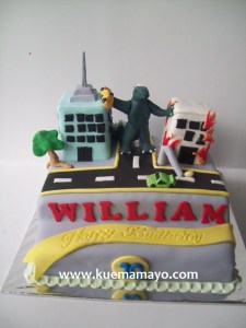 godzila cake