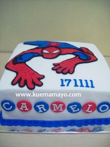 Spiderman cake