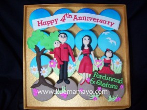 Anniversary cupcake