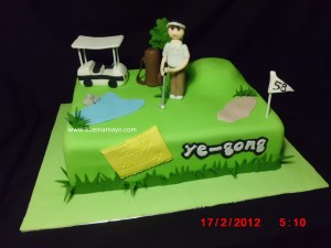Golf cake