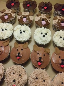 Doggy cupcakes